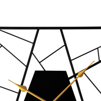 Dizajnové kovové hodiny čierne MPM E04.4482.90, čierne Pharrell